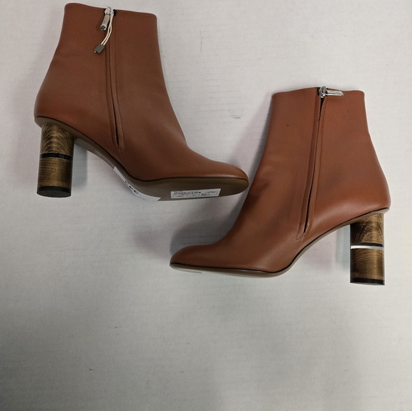 NEOU Stan clowesia 80 leather ankle boots Brown Woman's Size 40 1/2 Heeled Boots - Picture 8 of 16